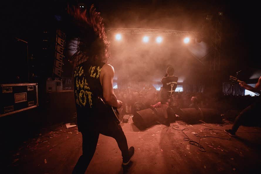 Crystal Lakeさんのインスタグラム写真 - (Crystal LakeInstagram)「Thank you @downloadfest yesterday!! It was crazy and insane!! Thanks a lot 🇬🇧🤘 Photo: @johngyllhamn  #CrystalLake #Helix #DL2019 #WorldTour2019」6月17日 20時37分 - crystallake777