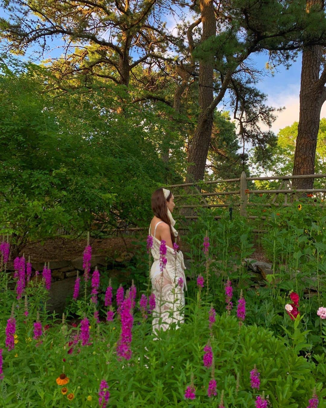 クリスティ・ブリンクリーさんのインスタグラム写真 - (クリスティ・ブリンクリーInstagram)「My  little Moonbeam Alexa has always been my muse. She is poetry in motion. I wanted my photos of her in our gardens to look like oil paintings. @alexarayjoel 🌸🌺👈🏼🕊💐swipe🌼🌿🌸✨🦚🌺🌻🌳🌺🌼🌿✨🌺 #art #muse #oilpainting #garden  #flowers」7月17日 1時19分 - christiebrinkley