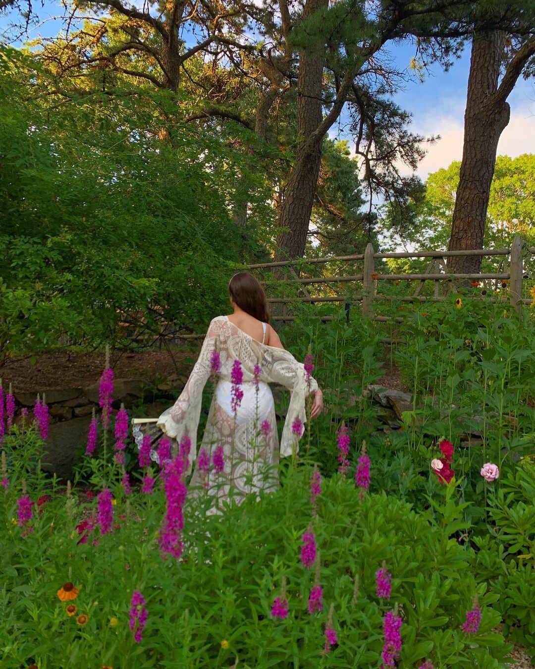 クリスティ・ブリンクリーさんのインスタグラム写真 - (クリスティ・ブリンクリーInstagram)「My  little Moonbeam Alexa has always been my muse. She is poetry in motion. I wanted my photos of her in our gardens to look like oil paintings. @alexarayjoel 🌸🌺👈🏼🕊💐swipe🌼🌿🌸✨🦚🌺🌻🌳🌺🌼🌿✨🌺 #art #muse #oilpainting #garden  #flowers」7月17日 1時19分 - christiebrinkley