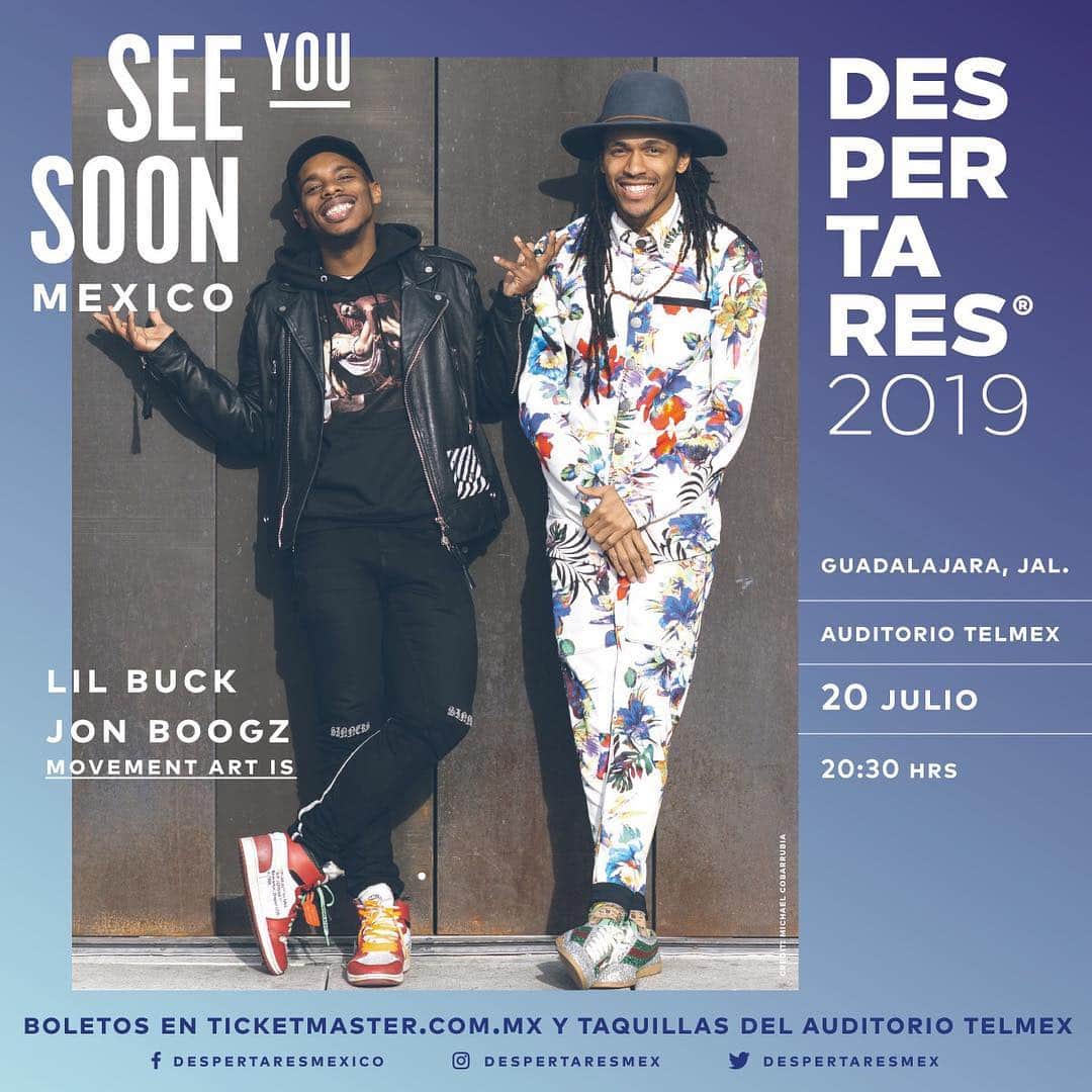 Lil Buckのインスタグラム：「See you soon Guadalajara! excited to take part in the @despertaresmex International Ballet Gala w/ my bro @jonboogz  It’s going to be an amazing gala.」