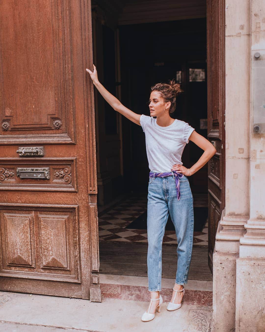 Repettoさんのインスタグラム写真 - (RepettoInstagram)「Une balade en plein cœur de Paris avec @aninharotili. Rejoignez-nous !  A walk in Paris with @aninharotili. Join us! Photo by @theogosselin . #Repetto #WalkInParis #ParisianLife #RepettoStyle」7月16日 23時50分 - repettoparis