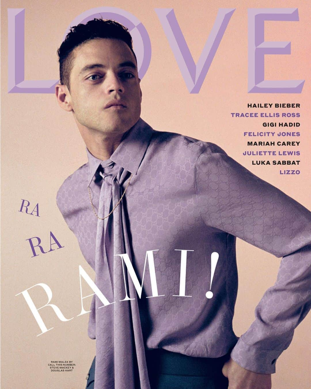 LOVE MAGAZINEさんのインスタグラム写真 - (LOVE MAGAZINEInstagram)「In his first role since his Oscar-winning performance in Bohemian Rhapsody, LOVE cover star @ramimalek plays fictional director, Harry Bardo in this short clip from call this numbers film The Ben Cobb Show, presented by the man himself @bengcobb. The full film will be released on the 29th of July on our @youtube channel.  Photography and film by @callthis_number @steve__mackey @douglashartfilm  Creative Director and Fashion Editor @kegrand  Hair @akkishirakawa  Make up @patmcgrathreal  Set Design @stefanbeckman  Casting @itboygregk @starworksgroup  Retouching @justinefoord  Rami wears silk crepe shirt by @gucci; trousers by @edwardsexton; and jewellery all by @chromeheartsofficial.」7月16日 23時59分 - thelovemagazine