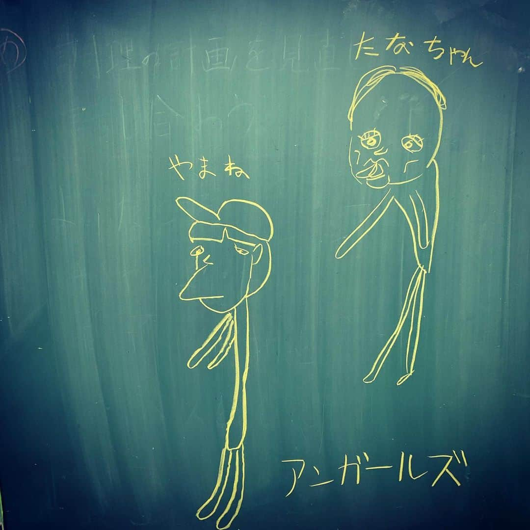 濱口優さんのインスタグラム写真 - (濱口優Instagram)「#濱口優  が #描いた #アンガールズ #よゐこ #控え室 #一緒 #楽しい」7月17日 0時23分 - hamaguchi_masaru