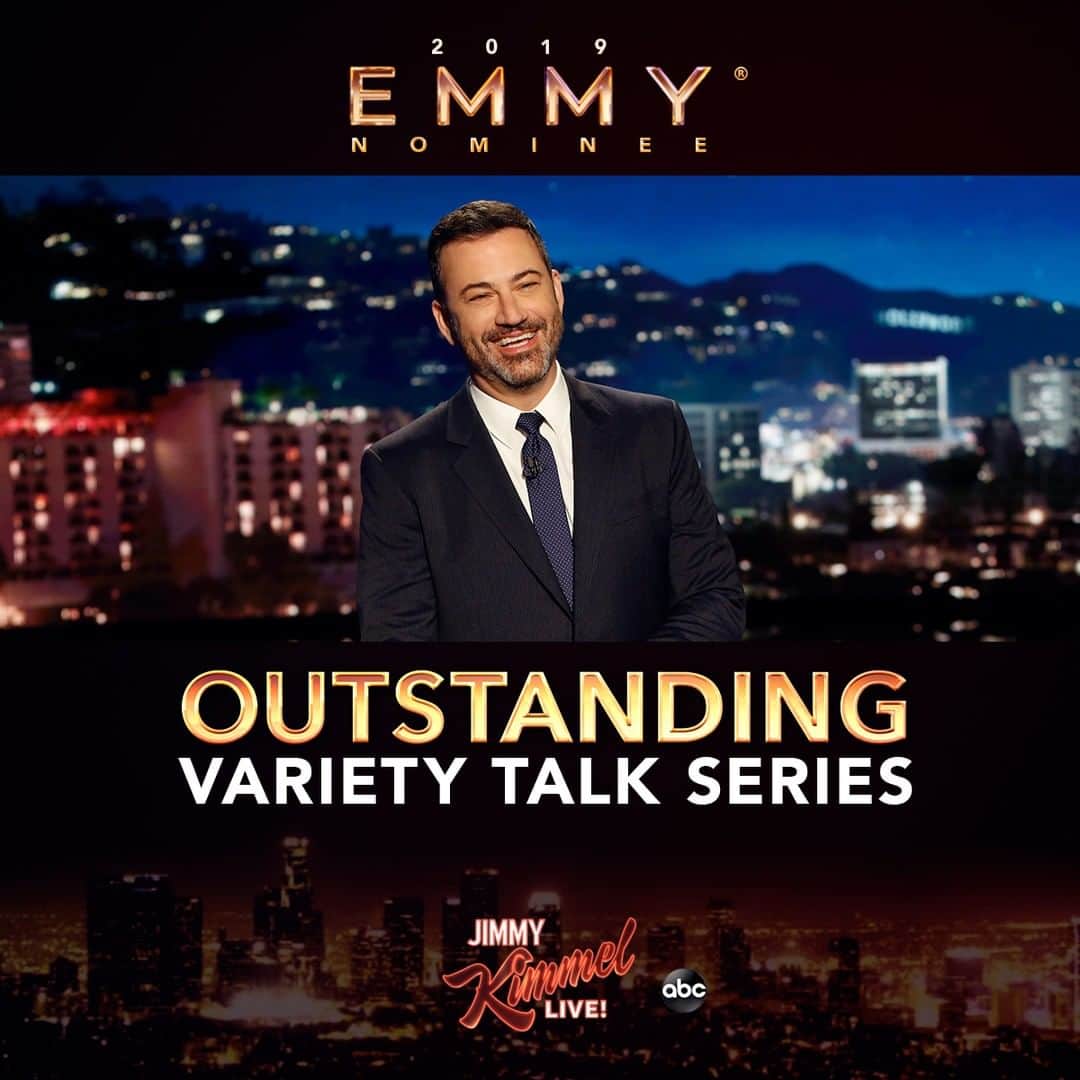 アメリカン・ブロードキャスティング・カンパニーさんのインスタグラム写真 - (アメリカン・ブロードキャスティング・カンパニーInstagram)「Congratulations to @jimmykimmel for his #Emmy nomination for Outstanding Variety Talk Series! #Kimmel 👏🎉」7月17日 1時11分 - abcnetwork