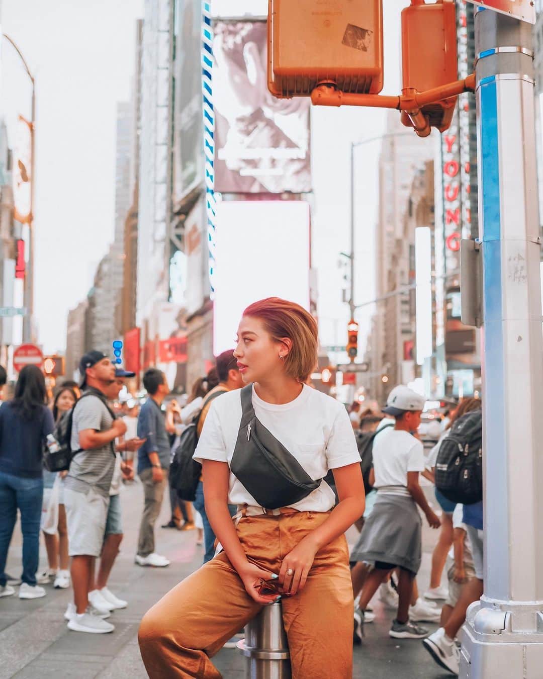 happyyopyさんのインスタグラム写真 - (happyyopyInstagram)「念願のタイムズスクエア🥺 見たときは感動したな〜。 規模が違うけど上京して１０９を見た時と同じ感動😂❤ #ゆるりとNYC更新中 #TimesSquare #NYC #ニューヨーク」7月16日 16時53分 - happyyopy