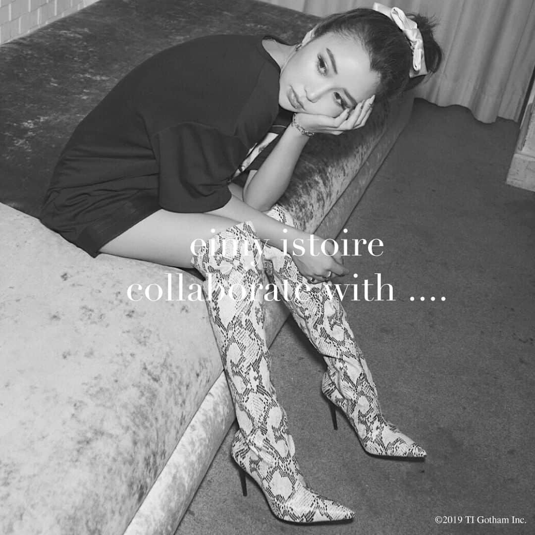 のインスタグラム：「. 【Coming soon】 eimy istoire collaborate with….. . #eimy #eimyistoire  #eimy_ootd #eimy_snap #eimy_lifes #aw #instafashion #collaboration #LIFE」