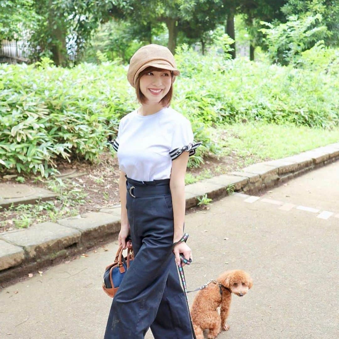 BORDERS at BALCONYのインスタグラム：「@saayamizuno さま、@bordersatbalcony_official の西武別注をご着用くださり、ありがとうございます‼  とても可愛いです＾＾。⁠⠀ 詳しくはそごう・西武KEY to STYLE各店舗までお問い合わせください⁠⠀」
