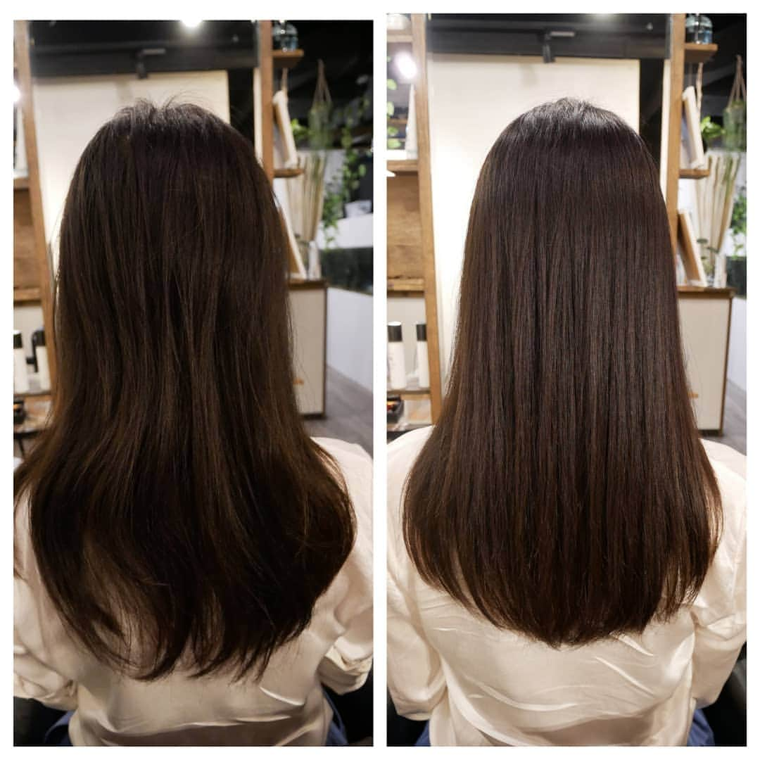 Miyu Toyonagaさんのインスタグラム写真 - (Miyu ToyonagaInstagram)「✨Stop by the beautiful hair salon at #manoukian - in fabulous looks result in my hair.  たまには白シャツ、パンツのシンプルコーデで😔  湿気に負けないような髪の毛を手に入れるためにマヌキアン　@manoukian_azabudai #髪質改善ヘアエステ　にいってきました。  インテリアや内装が大好きな私がまず目に入ったのが空間。元々、バーでもあった内装はアロマの上質な匂いが漂うブックストアのよう🦋  完全マンツーマンでエステ、スパ、カットを全て一人のスタイリストで担当してもらい最高でした。今回担当してくれたのは@enaokawa  さん💙  サロンでトリートメントしても１週間で元にもどってしまう方にお勧めな#超音波ヘアアイロン　 サラッサラッに💆 スワイプで比較みれます⬅️ 余談ですが10年ぶり?に前髪作りました😌  Shirts:#lilysilk  Necklace :#channel #シャネル Pants:#エストネーション  Casting by @woomy.beauty」7月16日 19時17分 - miyu_toyonaga