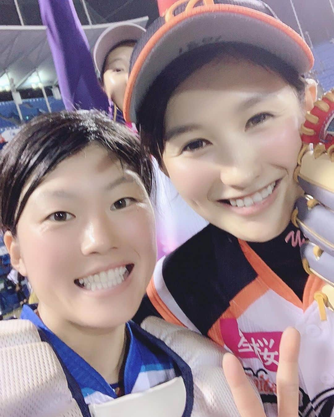 加藤優さんのインスタグラム写真 - (加藤優Instagram)「. .  昨日のオールスターゲーム、 ご声援ありがとうございました！ 楽しんでいただけましたでしょうか？😁. .  試合前、オールスターで沢山の方に 見に来ていただける試合であるからこそ、 あえてあの様なご挨拶をさせていただきました！. .  絶対に無くしてはいけないからこそ。 女子プロ野球、 もっともっと拡がりますように！ 拡がるように私も更に精進します！！. . .  NEXT GAME 🏟愛知県一宮市営球場  7/19 埼玉vs京都 18:00~ 7/20 埼玉vs京都 15:00~ 7/20 愛知vs京都 18:00~ 7/21 愛知vs京都 18:00~ 7/22 愛知vs埼玉 18:00~ 7/23 愛知vs埼玉 18:00~. . .  #オールスターゲーム2019  #女子プロ野球2019 #わかフル  #星桜チーム #勝利  #京都フローラ #中村茜 選手 #岩谷美里 選手(MVP) #厚ヶ瀬美姫 選手 #植村美奈子 選手 #三原遥 選手 #森若菜 選手 #龍田美咲 選手  #愛知ディオーネ #寺部歩美 選手 #三浦由美子 選手 #榊原梨奈 選手 #星川あかり 選手 #金城妃呂 選手  #埼玉アストライア #今井志穂 選手 #加藤優」7月16日 19時40分 - y_k_009