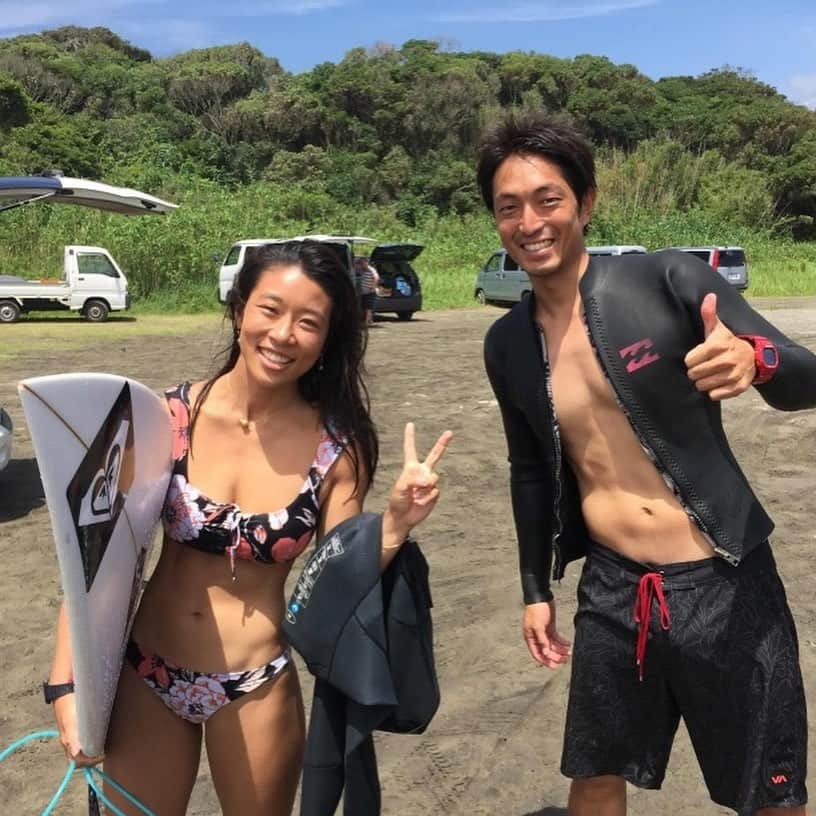 大村 奈央さんのインスタグラム写真 - (大村 奈央Instagram)「宮崎の海、ありがとう〜！弾丸だったけれど大満足な時間を宮崎で過ごせました😆✨ Thank you @jrsurfboards @rumjunglesurfshop @_kaitomorizono for awesome 2days🎥🌊 明日からは千葉🚗！ #宮崎 #miyazaki」7月16日 20時15分 - naoomura