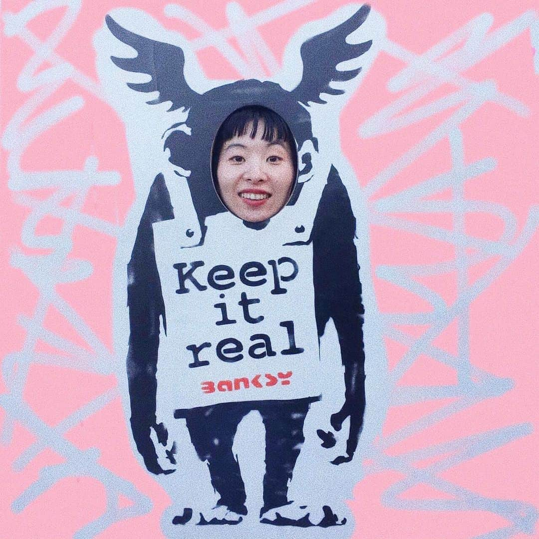 ユウキさんのインスタグラム写真 - (ユウキInstagram)「KEEP IT REAL❤️ #neoかわいい #banksy #mocomuseum #keepitreal」7月16日 20時26分 - yuukichan2