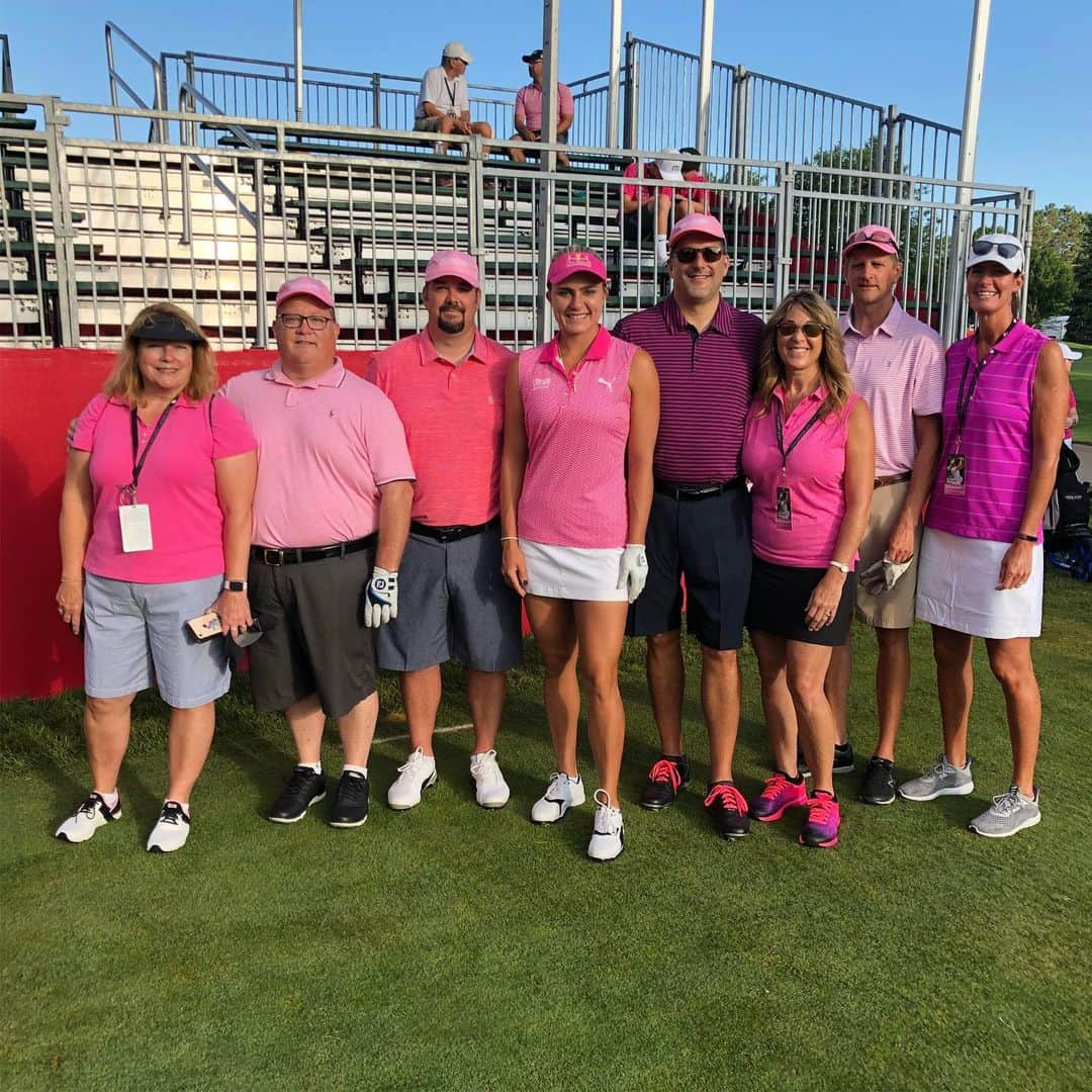 レクシー・トンプソンさんのインスタグラム写真 - (レクシー・トンプソンInstagram)「Pink day for breast cancer for the pro am at @dowglbi 😊」7月16日 21時02分 - lexi