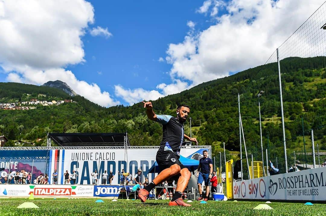 UCサンプドリアさんのインスタグラム写真 - (UCサンプドリアInstagram)「#PontediLegno 2019, day 2. Tempo di test per i blucerchiati. ⏱ 📷 @simonearveda」7月16日 21時33分 - sampdoria