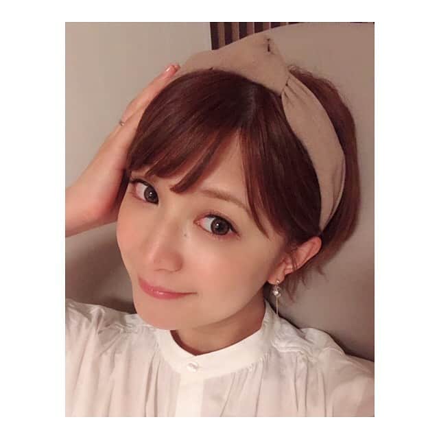 矢口真里さんのインスタグラム写真 矢口真里instagram 今日は収録でした ショート 毛先ちょいハネ カチューシャ アイシャドウは Dolly Wink のミモザオレンジにハマってます 7月16日 21時49分 Mariyaguchi Official