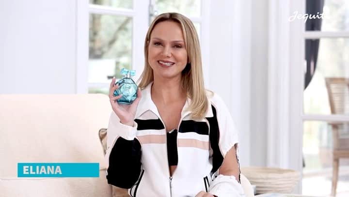 Eliana Michaelichin Bezerraのインスタグラム：「Gente, eu quero mostrar pra vocês mais uma novidade minha com a @jequiti . O meu novo perfume Eliana Turmalina!  A Turmalina é uma das pedras preciosas mais raras do mundo, que fascina e encanta justamente pelo seu brilho e exclusividade. Fale com uma consultora ou entre do site jequiti.com.br. ❤️」