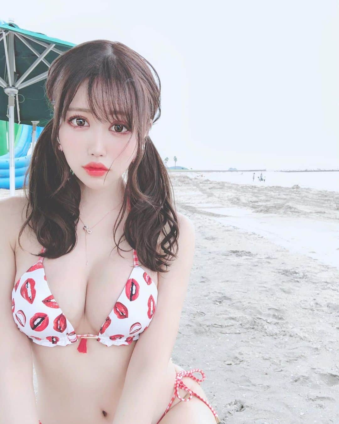 白田まい（白玉ろぷ）さんのインスタグラム写真 - (白田まい（白玉ろぷ）Instagram)「インスタにも水着載せる☺️✨ #水着 #水着姿 #海 #夏 #撮影モデル #被写体 #被写体モデル #撮影会モデル」7月16日 22時21分 - sirotama0907