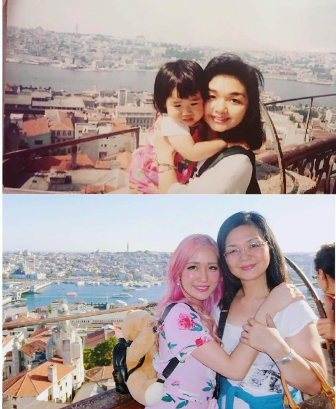 Yumikaさんのインスタグラム写真 - (YumikaInstagram)「3歳まで住んでたトルコのイスタンブール🇹🇷🇹🇷 20年越しの写真たくさん撮ったの💖💖 ずっと住んでたおうちも見にいって、ママは感動して泣いてた😢😭 いろんな記憶が蘇ったのか、すらすらトルコ語話してたよ😳人間って不思議✨✨ わたしはかすかな記憶だけど、やっぱり体は覚えてるみたいで懐かしくて感極まりました❤️❤️ そんなたくさんの感動があるから一生旅し続けるよね😍 大人になってから行ったところもまた、おばあちゃんになってから行くのが夢👌 . #instatravel #istanbul #etiler #galatatower #bluemosque #イスタンブール #海外旅行 #hillsideetiler」7月16日 23時12分 - yuminem923