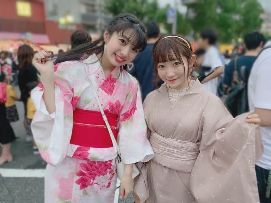 夏川愛実のインスタグラム：「ㅤㅤㅤㅤㅤㅤㅤㅤㅤㅤㅤㅤㅤ ㅤㅤㅤㅤㅤㅤㅤㅤㅤㅤㅤㅤㅤ ㅤㅤㅤㅤ ㅤㅤㅤㅤㅤㅤㅤㅤㅤㅤㅤㅤㅤㅤㅤㅤㅤㅤㅤㅤㅤㅤ 去年から はるちゃんとお祭り行く率高い。笑🥰 ㅤㅤㅤㅤㅤㅤㅤㅤㅤㅤㅤㅤㅤㅤㅤㅤㅤㅤㅤㅤㅤㅤ  #お祭り#浴衣#同期 ㅤㅤㅤㅤㅤㅤㅤㅤㅤㅤㅤㅤㅤㅤㅤㅤㅤㅤㅤㅤㅤㅤ  ㅤㅤㅤㅤㅤㅤㅤㅤㅤㅤㅤㅤㅤㅤㅤㅤㅤㅤㅤㅤㅤㅤㅤㅤ」