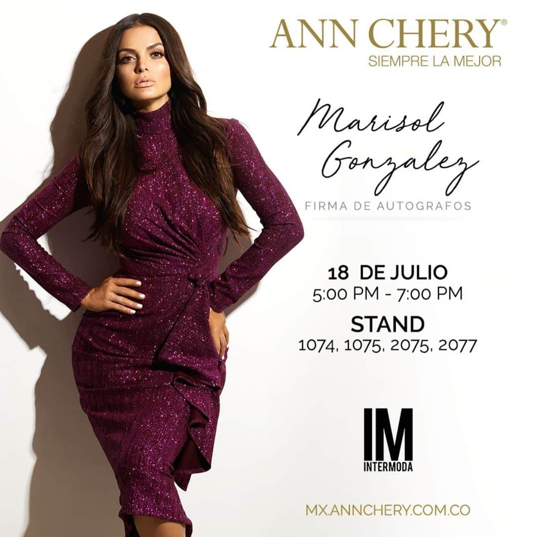 マリソル・ゴンザレスさんのインスタグラム写真 - (マリソル・ゴンザレスInstagram)「Estoy muy emocionada de estar con @anncherymx_official en Intermoda #IM71 😁😁😁Si viven en Guadalajara ahí los espero para convivir ‼️😍 @anncherymx_official @annchery_usa 🙏🏻👍😎」7月13日 3時26分 - marisolglzc