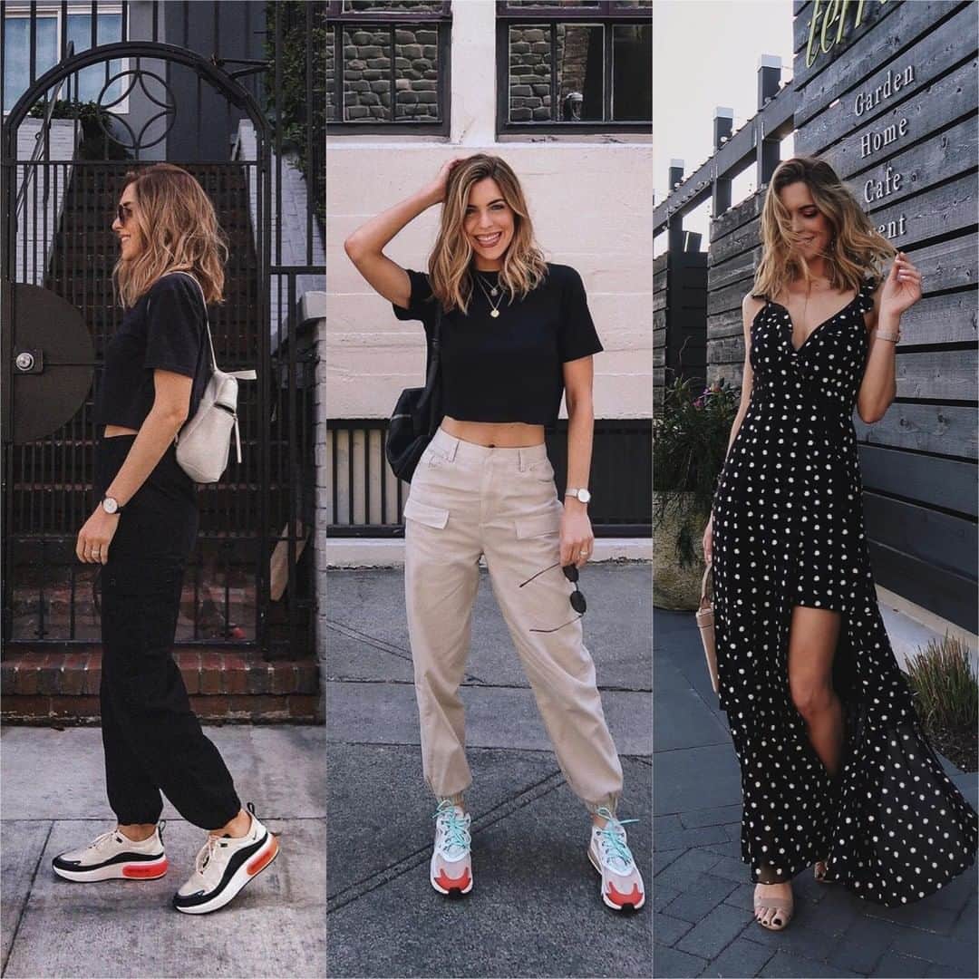 Angel™さんのインスタグラム写真 - (Angel™Instagram)「OOTD. Which outfit would you add to your shopping list? credit @nicholeciotti #americanstyle #ootd #outfit #style #fashion #onlineshopping 😍」7月13日 3時50分 - americanstyle