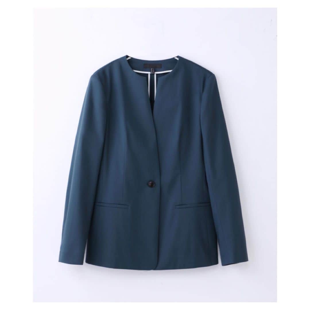 のインスタグラム：「【 ICB MUST BUY ITEM 】 - SUMMER CHAMBRAY NO COLLAR JACKET  #jacket #navygreen #summerjacket #icb #icbjp」