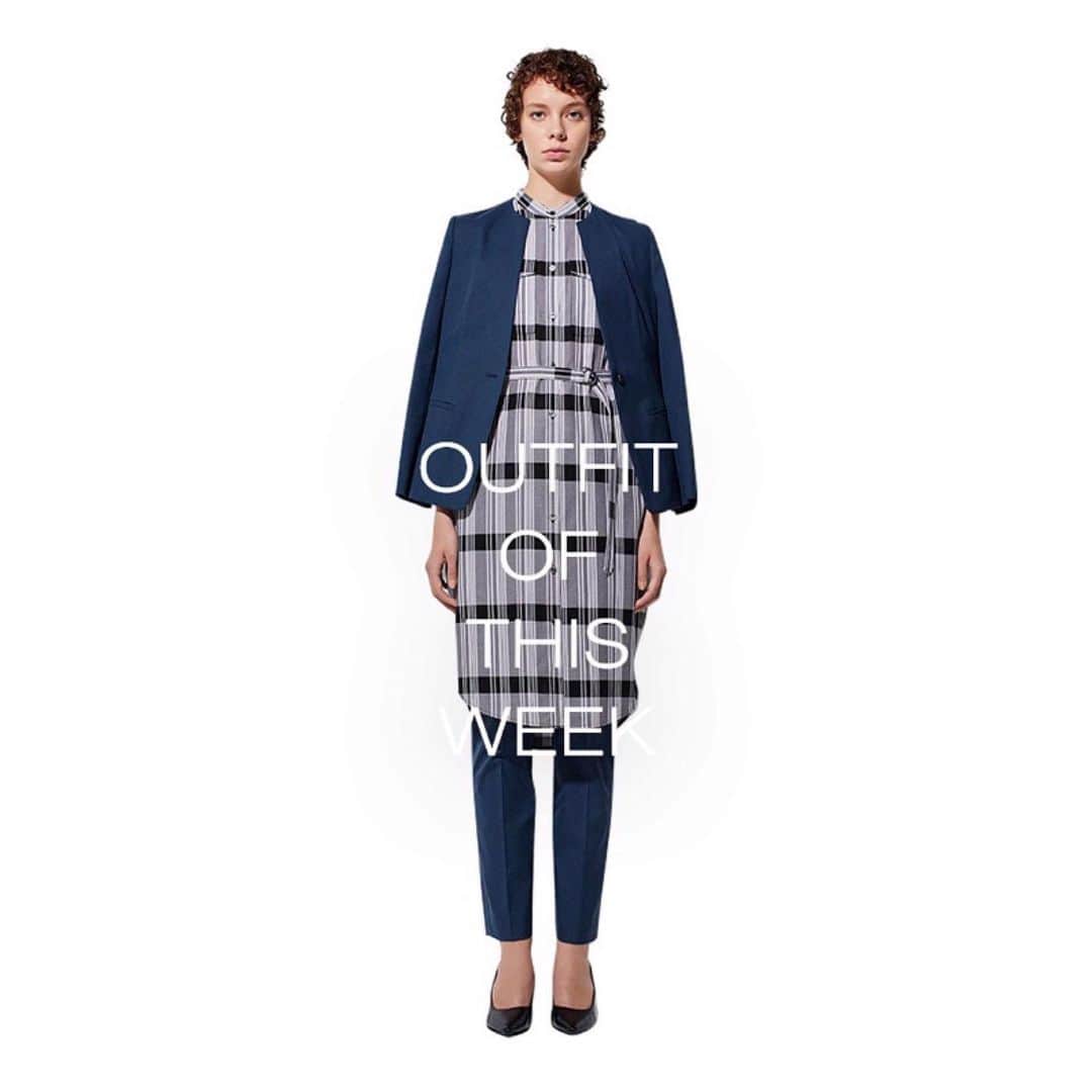 のインスタグラム：「- OUTFIT OF THIS WEEK -  #nocallorjacket #jacket #chambray #check #shirtdress #setup #icb #icbjp」