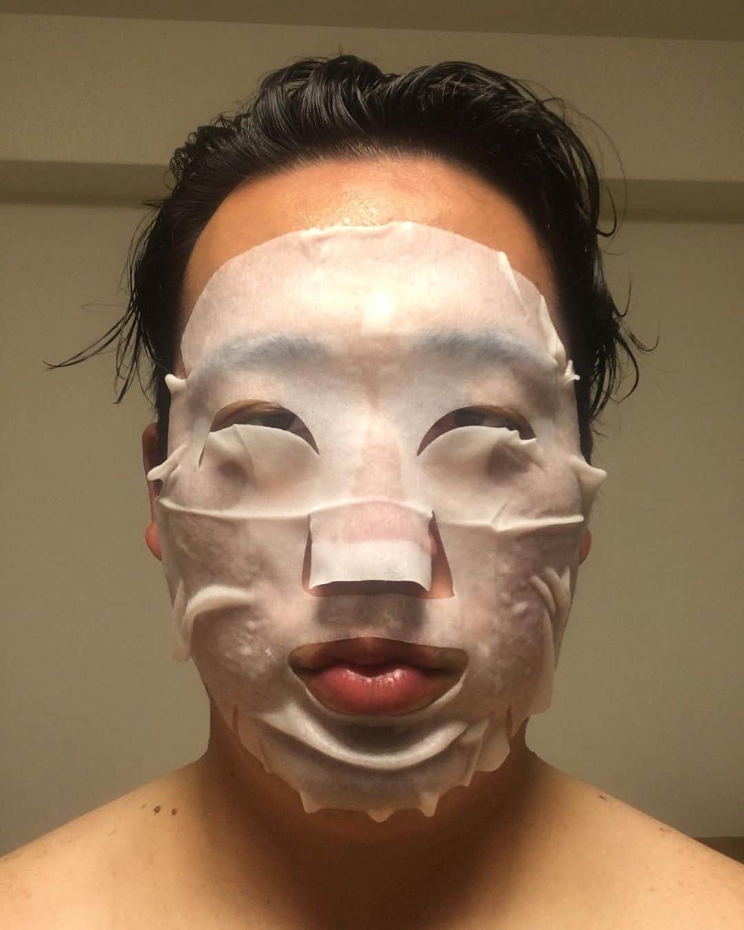 田崎佑一さんのインスタグラム写真 - (田崎佑一Instagram)「おでかさやないか！！！！！ #おでかさ #目のとこええから #その分おでこに生地ちょうだい」7月12日 20時15分 - tasakipan
