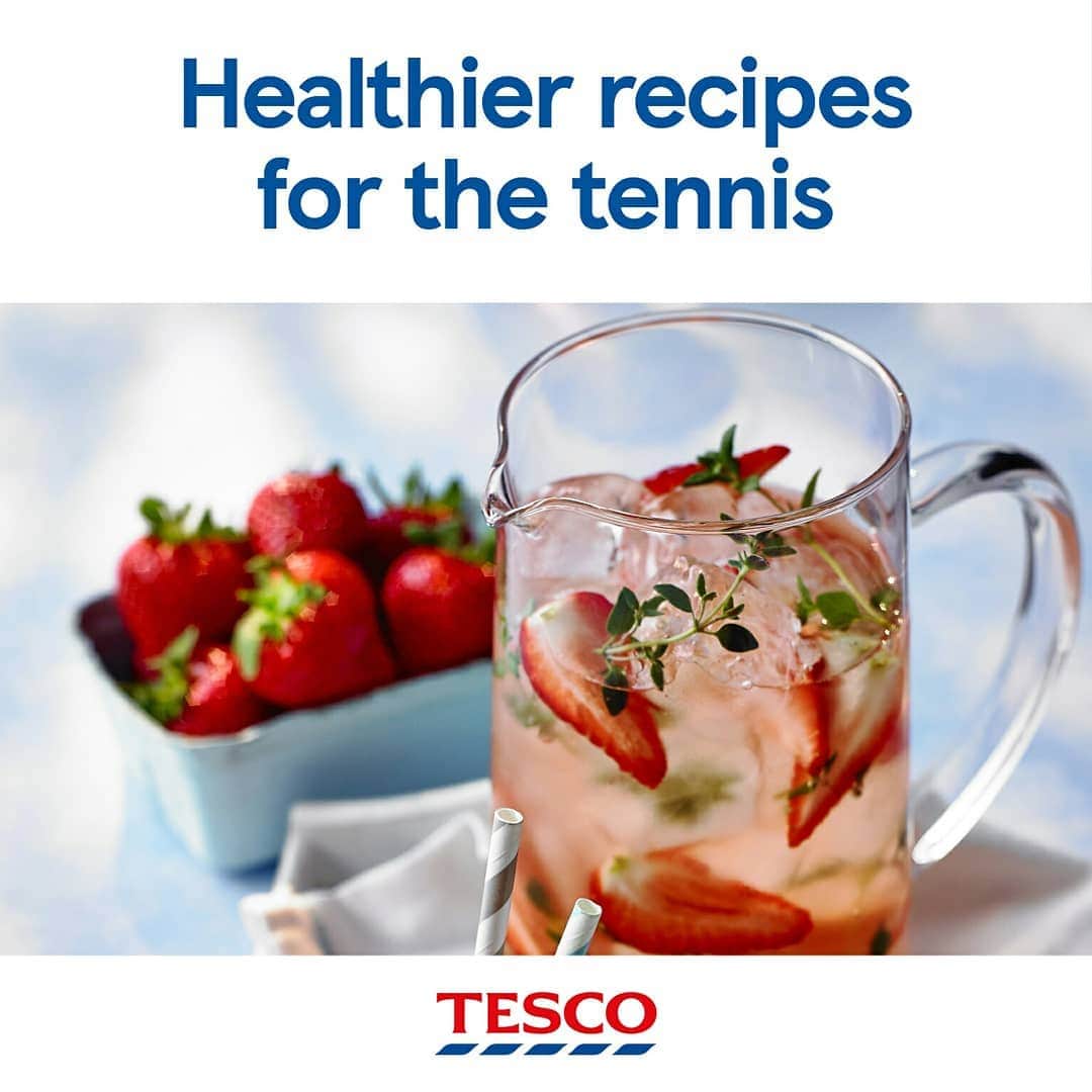 Tesco Food Officialさんのインスタグラム写真 - (Tesco Food OfficialInstagram)「Wimbledon is about 2 things... amazing tennis and refreshing tennis-watching treats. Serve up these lighter classics in straight sets - from superb strawberries to smashing sarnies. To find these recipes search under ‘Healthy’ on Tesco Real Food – link in bio.  GREEN GODDESS SARNIE – go green with creamy avo, lettuce and basil  STRAWBERRY SKEWERS – add low-fat soft cheese for a lighter whipped cream  ICED TEA – swap milk and two sugars for this refreshing alternative  STRAWBERRY COOLER – try this very-berry take on a booze-free spritz」7月12日 20時09分 - tescofood