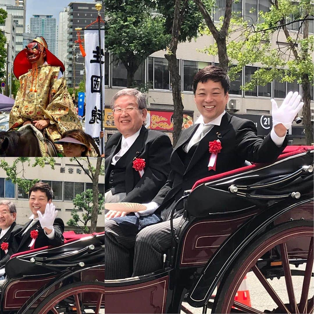 大西宏幸さんのインスタグラム写真 - (大西宏幸Instagram)「毎年恒例となりました生國魂神社 夏祭りが昨日から行われています。 本日の早朝より生國魂神社の本宮祭、神幸祭に引き続き、渡御巡幸を大阪城まで馬車に乗って参加してきました。  例年ならもっと暑いのですが、今日は少し曇り気味で風もありましたので助かりました。 心より祭関係者皆様方には、用意から片付けまでお世話になっていますことの感謝と生國魂神社の加護が皆様の津々浦々まであります事をして祈念申し上げます。  #大西宏幸 #衆議院議員 #生國魂神社 #夏祭り #渡御巡幸 #大阪1区  The Ikutama Shrine, which has become an annual event, has been held since yesterday.  From the early morning of this day, following the main shrine festival of Ikutama Soul Shrine and the Kamiko Festival, I have participated in the tour trip to the Osaka Castle by horseback riding.  It was hotter than usual, but today it was a bit cloudy and windy, so I was saved.  I would like to express my heartfelt thanks to the people who are involved in the festival, from the preparation to the tidying up, and the blessings of the Ikutama Shrine, to the great number of people in all.  # Hiroyuki Onishi # Representative of the House of Representatives # Ikutama Shrine  # Summer Festival # Passing Tour # Osaka 1 Ward  Ikutama Shrine已成为一年一度的活动，自昨天开始举办。  从这天的清晨开始，在Ikutama Soul Shrine和Kamiko Festival的主要神社节之后，我参加了骑马的大阪城之旅。  它比平时更热，但今天有点阴天和刮风，所以我得救了。  我要向参与这个节日的人们表示衷心的感谢，从准备到整理，以及Ikutama神社的祝福，再加上众多的人民。 ＃Hiroyuki Onishi＃众议院代表#Ikutama Shrine ＃暑假＃传球＃大阪1区」7月12日 20時13分 - hiroyukionishi