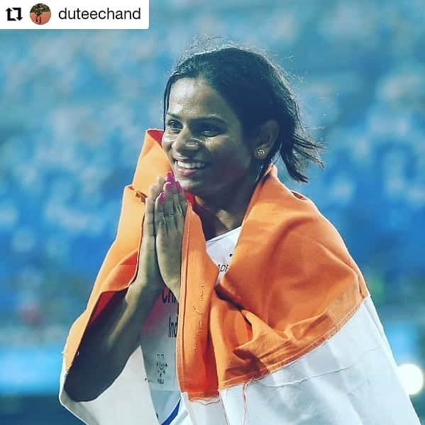 オリンピックチャンネルさんのインスタグラム写真 - (オリンピックチャンネルInstagram)「India's Dutee Chand is the woman of the hour after becoming the first female sprinter from India to win a 100-meter gold medal in the #universiade2019.  Find out how Chand made history by challenging gender testing policies after being disqualified for natural hormone levels. Hear her story at the Olympic Channel's Originals and visit the @olympicchannel for more.」7月12日 20時48分 - olympicchannel_x