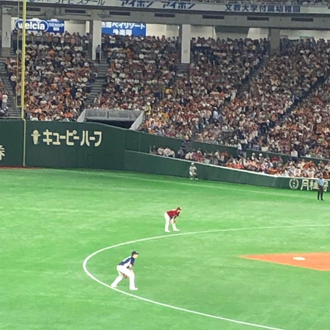 松下建太さんのインスタグラム写真 - (松下建太Instagram)「いつか見たことあんなー この二遊間 笑 遠 笑 #浅村ヒゲ斗 #源田壮亮 #浅村栄斗  #お休みだったのできちゃいました。 #メットライフドームでお待ちしております」7月12日 21時39分 - l.matsuken