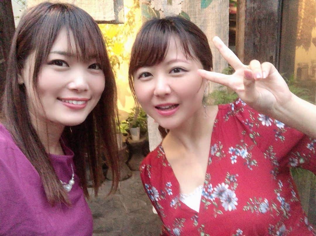 由井香織さんのインスタグラム写真 - (由井香織Instagram)「ふゆつみ千明ちゃんと久々に麻雀もしました💗  常に鍛えてないと、触れていないと感覚が鈍るんだなぁとすごく実感(*_*)きっと麻雀に限らずなのだけど。色々と教えていただきました✨  そのあと韓国料理を食べに ...