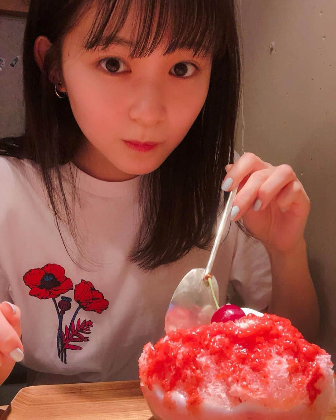 久間田琳加さんのインスタグラム写真 - (久間田琳加Instagram)「すでに２つ回れて満足🤤🍧 #かきごおりすと #かき氷」7月12日 22時14分 - rinka_kumada0223