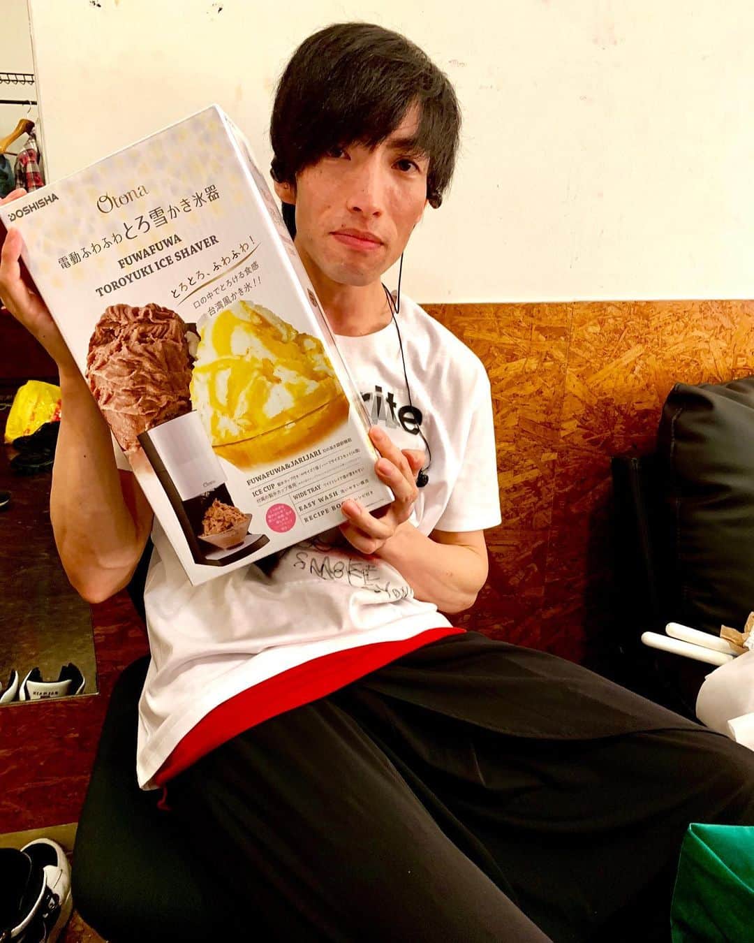 のインスタグラム：「07.10 まさやんハッピーバースデーでした。 今年はいっぱいカキ氷作ってください。」