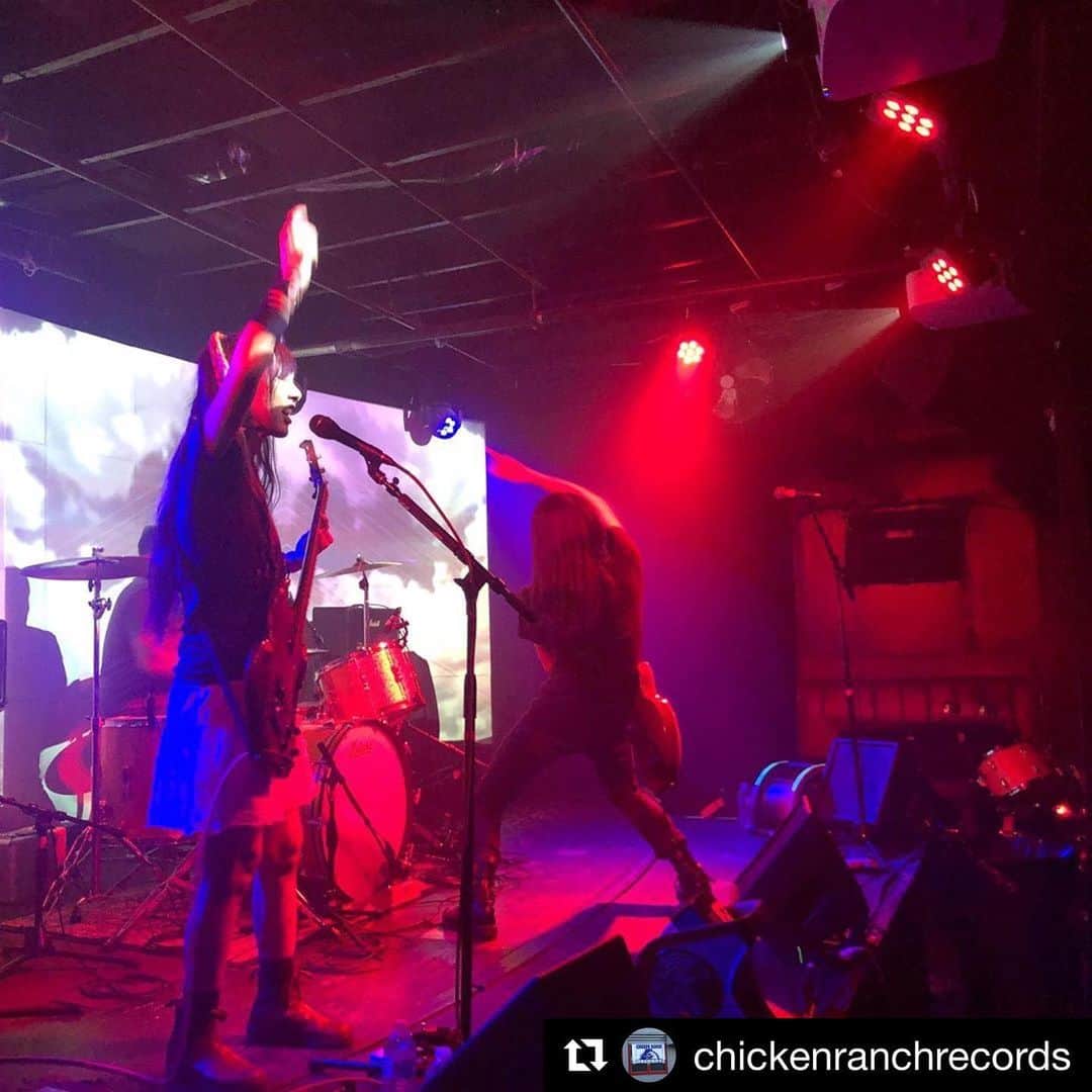 のインスタグラム：「Thank you for coming to our show at Empire Control Room in Austin, TX last night! We had very very good time with you!! Hope to be back soon!! Tomorrow, SATURDAY night, we have a gig in Ruston, LA @  Sundown Tavern!!! Yea!! Come and join us!! . Upcoming PDP gigs :  SAT 7/13 Ruston, LA @ Sundown Tavern  FRI 7/19 Athens, GA @ Little Kings “Slop Fest” SAT 7/20 Columbia, SC @ Art Bar . #Repost @chickenranchrecords . . . #musicvideo #livevideo #pinkydoodlepoodle  #pdp  #ustour2019  #highenergyrocknroll  #livemusic #rockmusic #rock #rockband  #japanese  #ustour #livetour  #tourlife #musicianlife #musician #gibsonguitars #gibsonbass #gibson #eb3 #lespaul #marshallamps #vintage #femalebassist #femalevocalist」