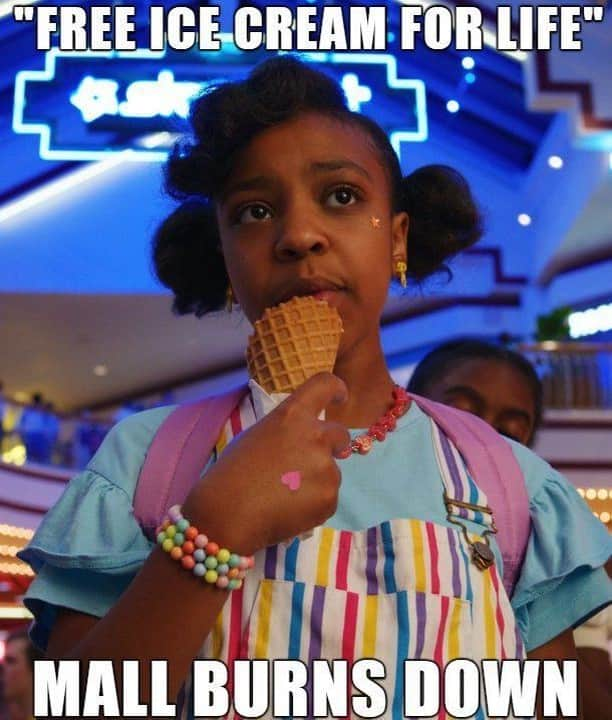 9GAGさんのインスタグラム写真 - (9GAGInstagram)「The tragedy we forgot⠀ Tap link in bio to see more Stranger Things memes!⠀ #strangerthings #erica #icecream #9gag」7月13日 0時00分 - 9gag