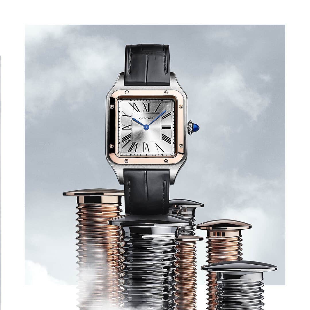 カルティエさんのインスタグラム写真 - (カルティエInstagram)「Crafted with precision, designed to transcend time. The Santos de Cartier watch. #SantosdeCartier #BoldandFearless」7月13日 0時13分 - cartier
