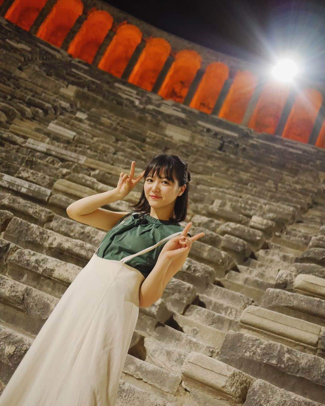 中山莉子さんのインスタグラム写真 - (中山莉子Instagram)「→ ㅤㅤㅤ ㅤㅤㅤ エビ中トルコに来てます🇹🇷 ㅤㅤㅤ 明日は#アスペンドス遺跡 にて、 私立恵比寿中学結成10周年記念ライブ！ㅤㅤㅤ 頑張ってきます！ㅤㅤㅤ ㅤㅤㅤ #トルコ#turkey#aspendos#antalya ㅤㅤㅤ」7月13日 0時59分 - nakayama_riko_official