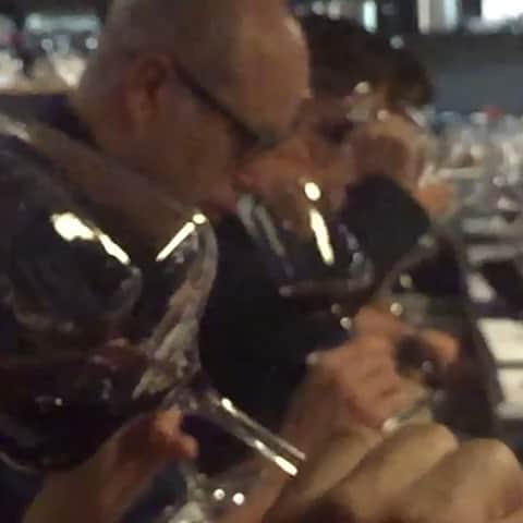 のインスタグラム：「C’est Si Bon... we love wine and we respect its uniqueness... Italesse Senses Masterclass in Barcelona in Casa Delfin. Cheers #italesse #senses #italessesenses #casadelfin #barcelona #spain #wine #tasting #slowmotion #emotions #aromas #glassware #sommelier #sommlife #wineglasses #winelover #instawine #cheers #jazz #music」