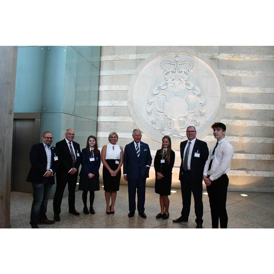 クラレンス邸さんのインスタグラム写真 - (クラレンス邸Instagram)「Today, The Prince of Wales, in his role as Royal Patron of the Intelligence Services, visited @gchq to mark #GCHQ100. During the visit, His Royal Highness met representatives of community groups that GCHQ work closely with, and staff who work at the headquarters. The Prince also had the chance to look at artefacts in the GCHQ Museum, which included intelligence reports and the Royal Codebook. To mark the opening of the GCHQ Centenary Garden, HRH watched a flyover by @rafredarrows and planted a tree. The garden features ‘spy ducks’ in the pond and a ‘hotline’ telephone box, which has been converted into a greenhouse for chillis.‪ In a speech to the GCHQ workforce, HRH said: “Looking back at GCHQ’s unfailing ability to rise to the challenges of its time gives me every confidence that this country, our freedom and our way of life, will continue to be well served by all of you, no matter what comes at us.”‬ 🔍」7月13日 1時45分 - clarencehouse