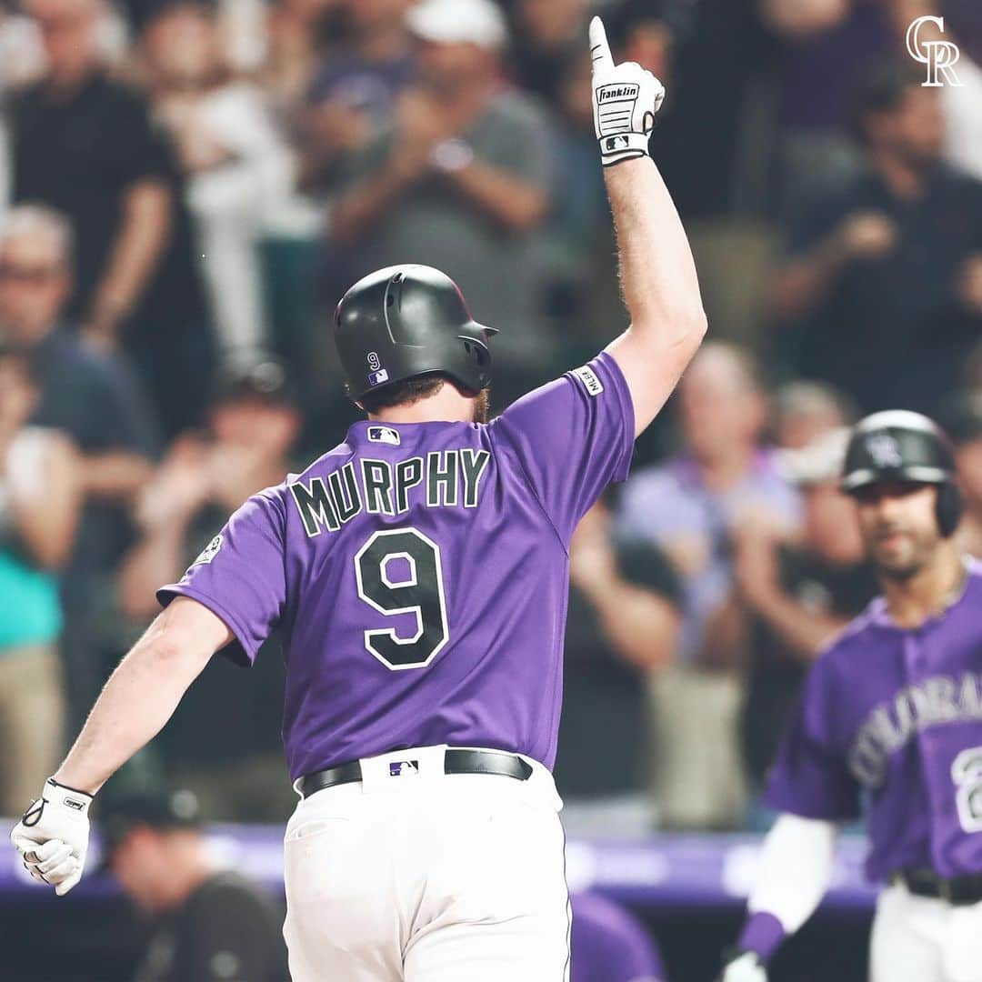 コロラド・ロッキーズさんのインスタグラム写真 - (コロラド・ロッキーズInstagram)「First home run at home and a #RoxWin ✅✅」7月13日 12時47分 - rockies