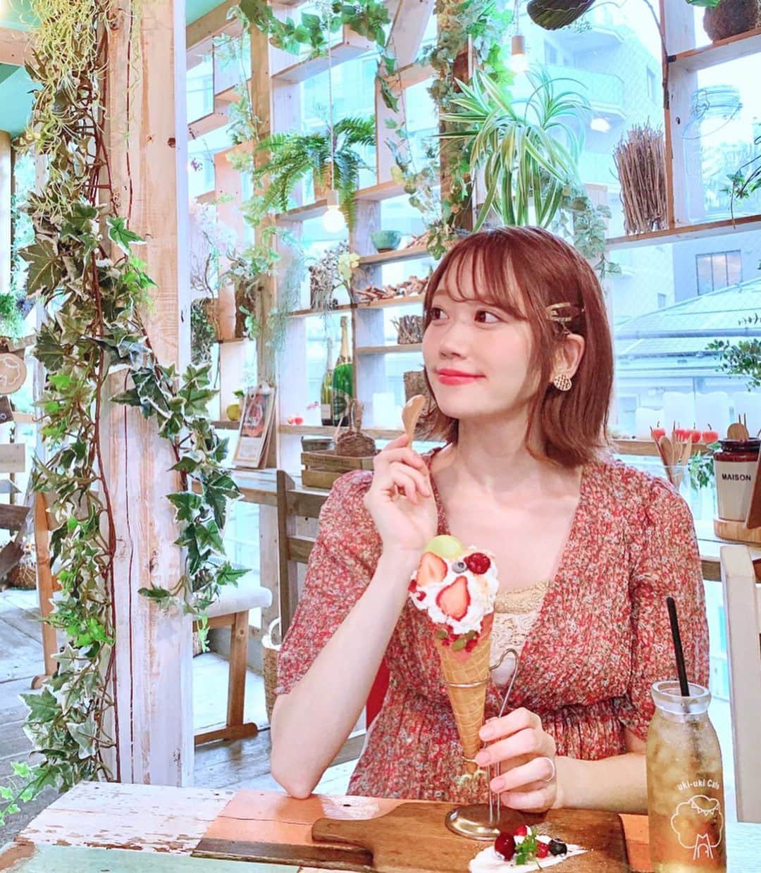 佐藤瀬奈さんのインスタグラム写真 - (佐藤瀬奈Instagram)「今のうちに行っておきたいカフェのリストアップ中🥺💓⠀ ⠀ @uki_ukicafe  すごく好きな雰囲気だったから また行きたいなぁ🥰⠀ ・ ・ ・ #ukiukicafe  #代官山カフェ #cocodeal#ココディール #cocogirls_style」7月13日 13時18分 - senapuu