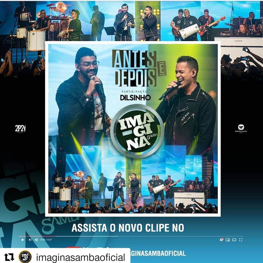 Sorriso Marotoのインスタグラム：「Obaaaaa! 😀 Bora lá assistir?  #Repost @imaginasambaoficial ・・・ 🎥 DVD Antes e Depois COMPLETO no nosso canal do YouTube! ⠀⠀⠀⠀⠀⠀⠀⠀⠀ Corre lá para assistir. 😉 ⠀⠀⠀⠀⠀⠀⠀⠀⠀ #IMAGINAsamba #IMAGINA #AntesEDepois #IMAGINA2019 @2por2Producoes @WarnerMusicBR」