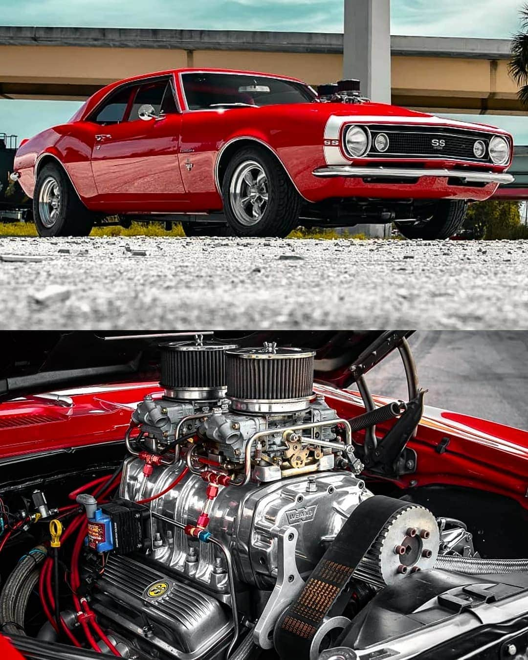 Classics Dailyさんのインスタグラム写真 - (Classics DailyInstagram)「1967 Supercharged Camaro  _ Photos: @bulletmotorsports #Camaro #americanmuscle #musclecar  #classic #restomod #speed #vehicles  #cargram #carstagram #amazing_cars #fastcar #motors #engine #horsepower #musclecar #amazingcars #classicsdaily」7月13日 4時32分 - classicsdaily