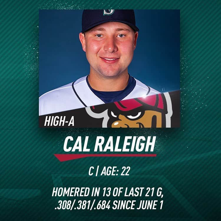 シアトル・マリナーズさんのインスタグラム写真 - (シアトル・マリナーズInstagram)「Maybe it’s called the Cal League because Cal Raleigh owns it right now. 🤔⁣ ⁣ Be sure to check out the full report at Mariners.com/Blog.」7月13日 8時47分 - mariners