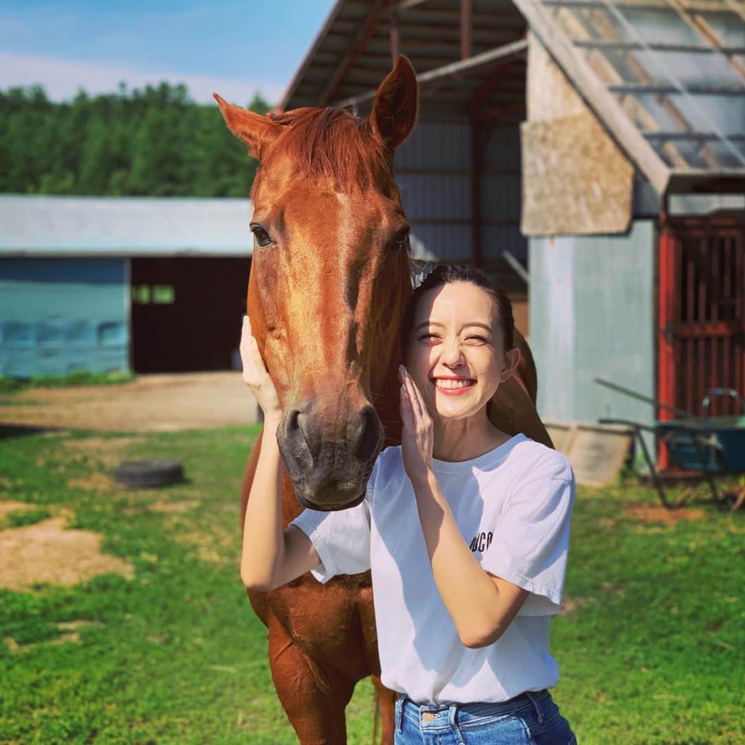 古谷有美さんのインスタグラム写真 - (古谷有美Instagram)「💜 またすぐ会いにいくね。 ・ ・ #馬がいちばん好き #実はジョッキーにもなりたかった😳 #プレステのギャロップレーサーやり尽くしました」7月13日 9時51分 - yuumifuruya