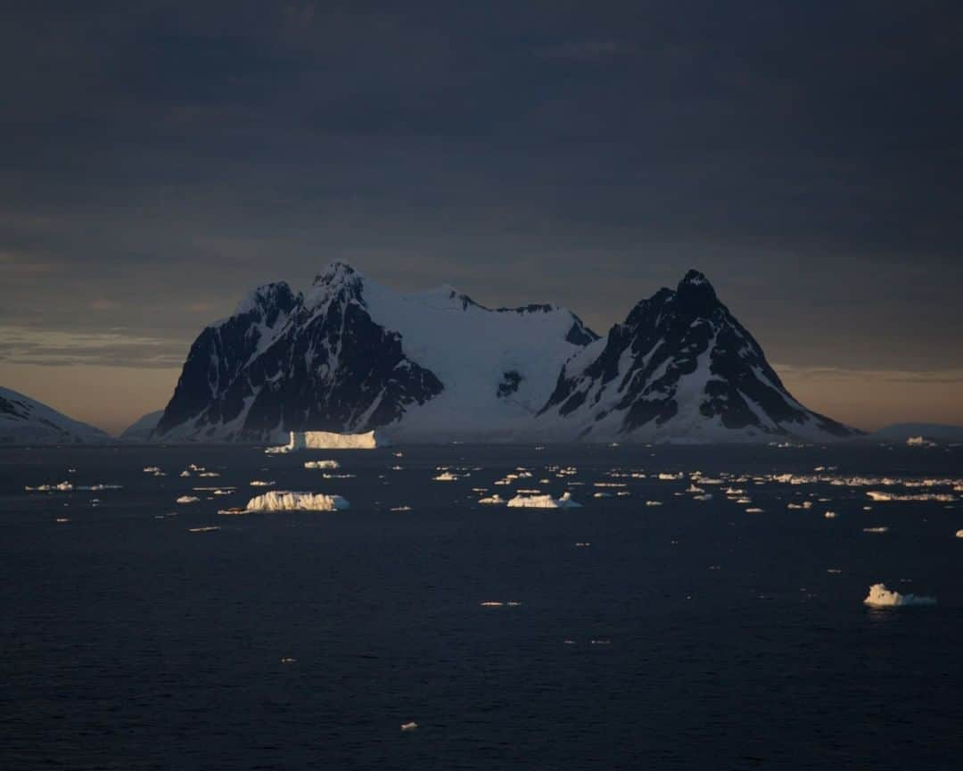 National Geographic Travelさんのインスタグラム写真 - (National Geographic TravelInstagram)「Photo by @acacia.johnson | Sunrise illuminates a sea of icebergs in front of Booth Island, Antarctica. A narrow passage between this island and the mainland of Antarctica forms the Lemaire Channel, one of the most breathtaking landscapes visited by many travelers to the Antarctic Peninsula. Follow me, @acacia.johnson for more images from the Polar Regions and beyond. #antarctica #icebergs #lemairechannel」7月13日 10時00分 - natgeotravel