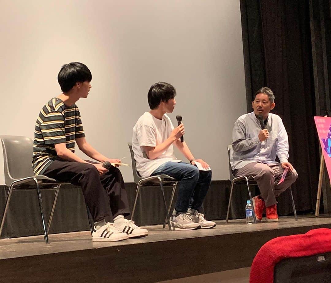入江悠さんのインスタグラム写真 - (入江悠Instagram)「昨夜は池袋シネマ・ロサにて、 「二人の作家 河内彰×松本剛」 上映に呼んでいただきトークゲストで参加。 刺激的な自主映画を観られて刺激をもらいました。」7月13日 10時27分 - u_irie