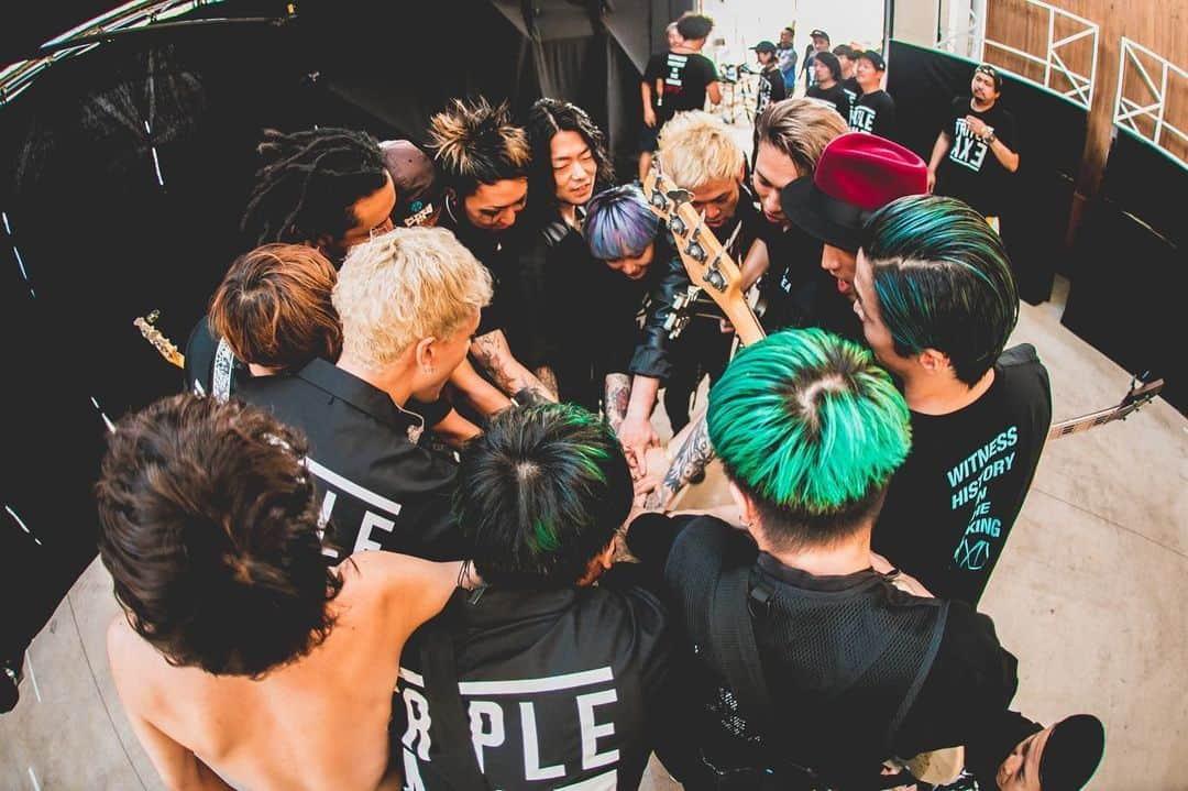 Masato さんのインスタグラム写真 - (Masato Instagram)「TRIPLE AXE TAKEOVER’19 #JOINALIVE #TAT2019 #SiM #coldrain #HEYSMITH Photos by @yamada_mphoto」7月13日 21時44分 - masato_coldrain