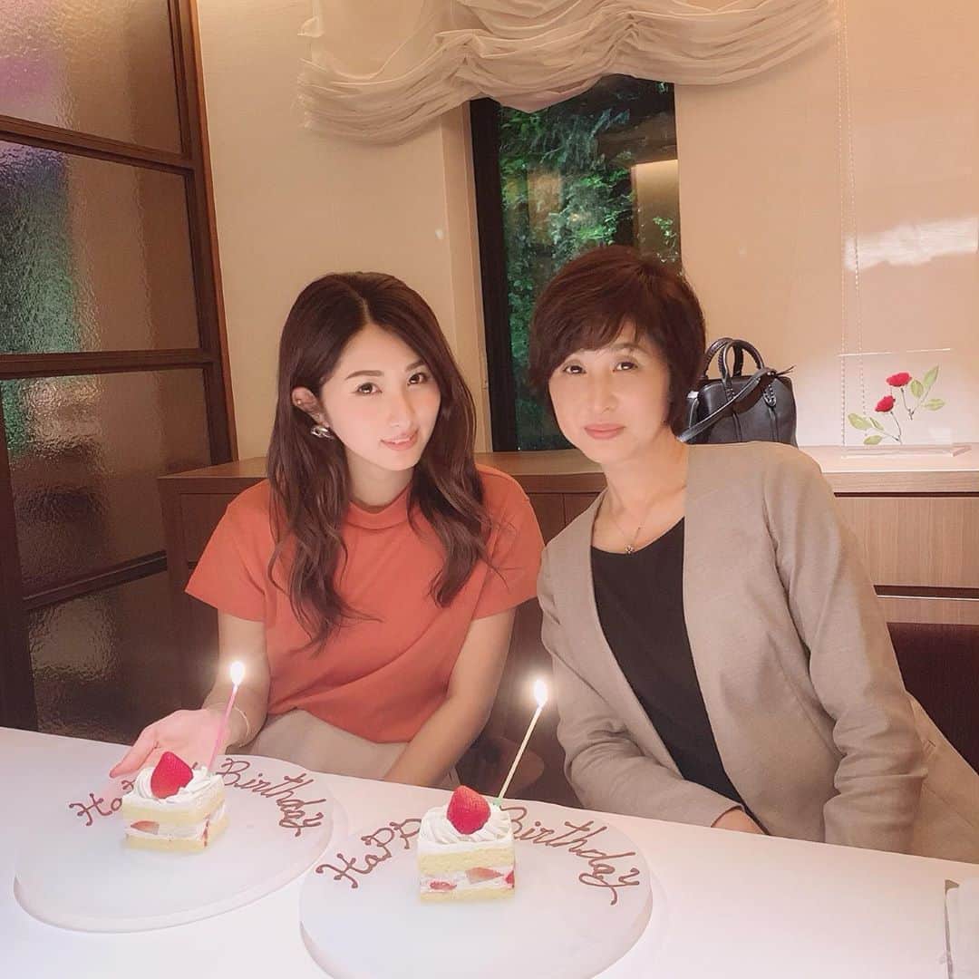 のインスタグラム：「お母さんと一緒に お誕生日をお祝いしていただき とーっても素敵な時間を 過ごしました✨✨ . 実は同じ６月２９日生まれ！笑 . なかなか同じ日が誕生日の 親子は居ないんじゃないでしょうか😆 . #mybirthday #birthday #誕生日 #6月生まれ #happy #cake #ケーキ #親子 #同じ誕生日」